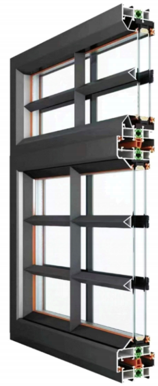 60mm Broken Bridge Imitation Steel Doors and Windows