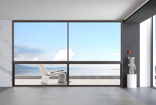 Roller Blinds · 145mm Floating Six-Track Sliding Window