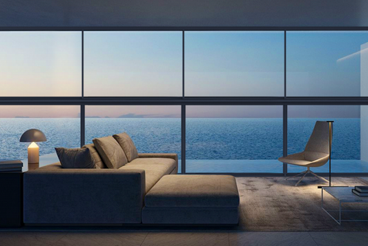 Roller Blinds · 158mm Linear Broken Bridge Sliding Window