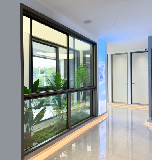 Smart 115 Thermal Break 3-Track Aircraft Track Sliding Window